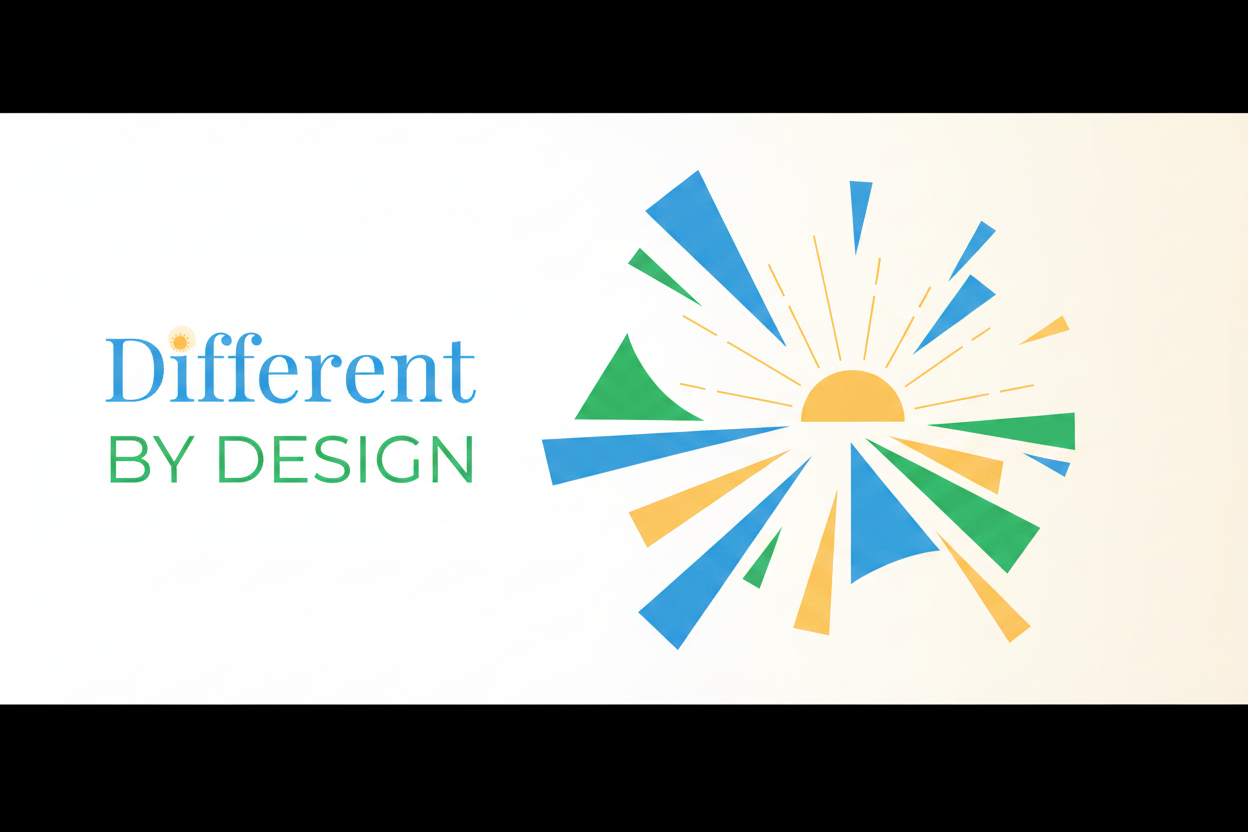 Different By Design Hero Banner - Abstract